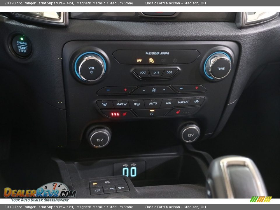 2019 Ford Ranger Lariat SuperCrew 4x4 Magnetic Metallic / Medium Stone Photo #14