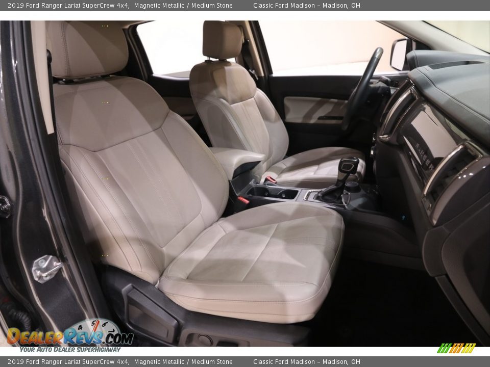 2019 Ford Ranger Lariat SuperCrew 4x4 Magnetic Metallic / Medium Stone Photo #18