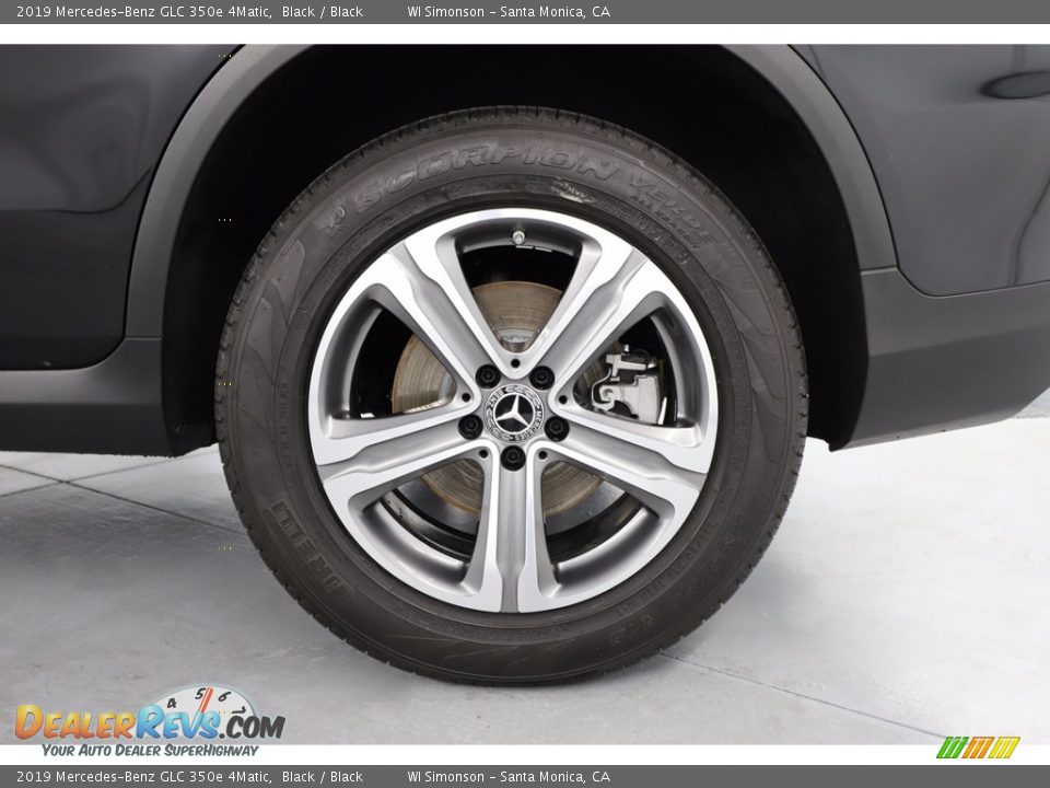 2019 Mercedes-Benz GLC 350e 4Matic Black / Black Photo #19