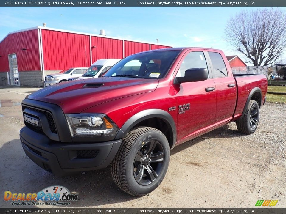 2021 Ram 1500 Classic Quad Cab 4x4 Delmonico Red Pearl / Black Photo #1