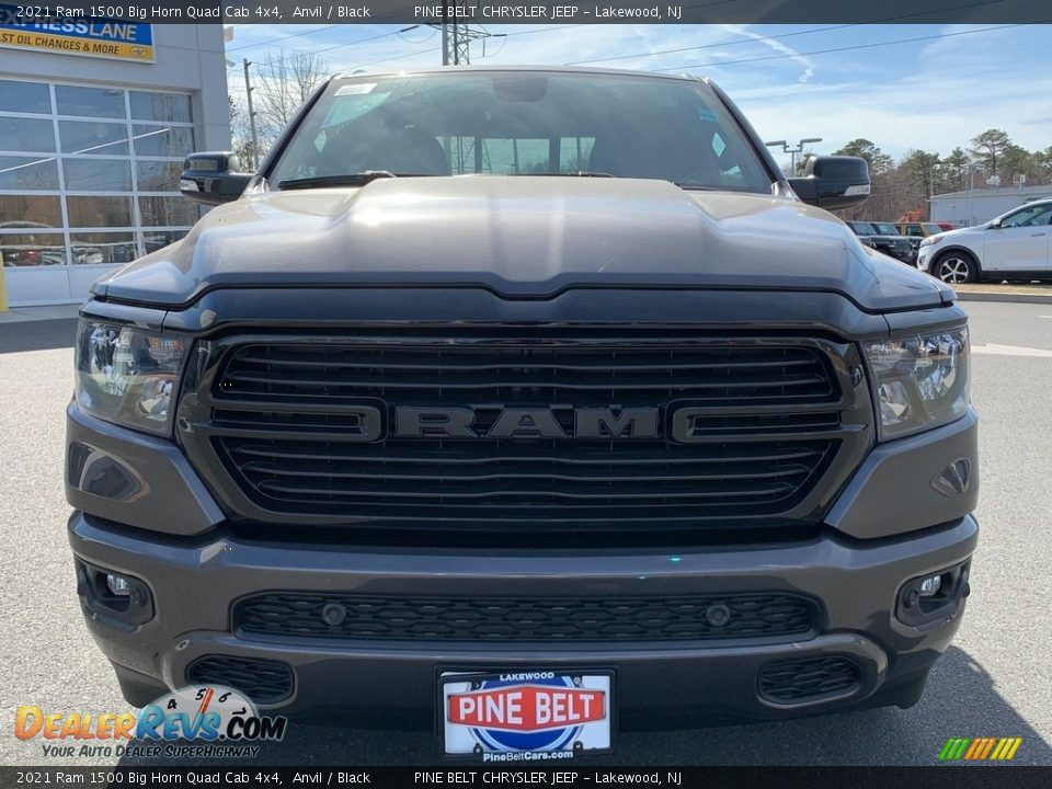 2021 Ram 1500 Big Horn Quad Cab 4x4 Anvil / Black Photo #3