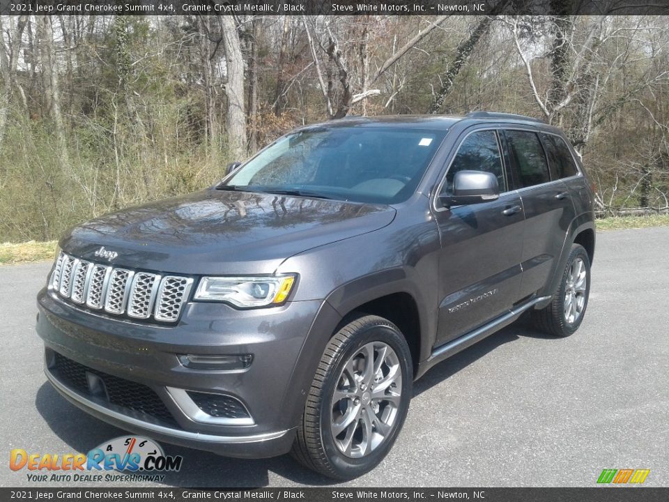 2021 Jeep Grand Cherokee Summit 4x4 Granite Crystal Metallic / Black Photo #2