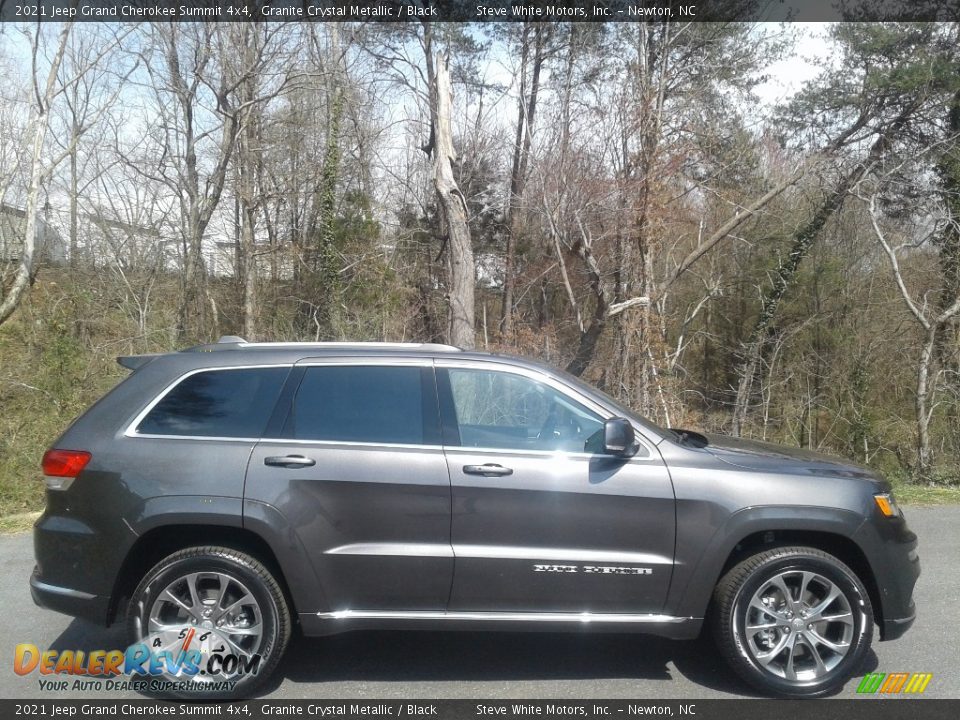 2021 Jeep Grand Cherokee Summit 4x4 Granite Crystal Metallic / Black Photo #5