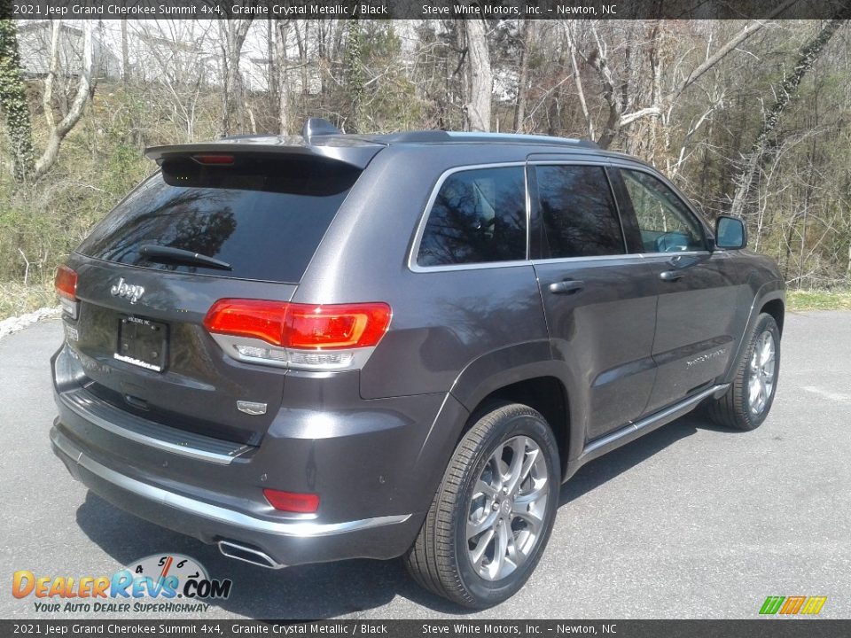 2021 Jeep Grand Cherokee Summit 4x4 Granite Crystal Metallic / Black Photo #6