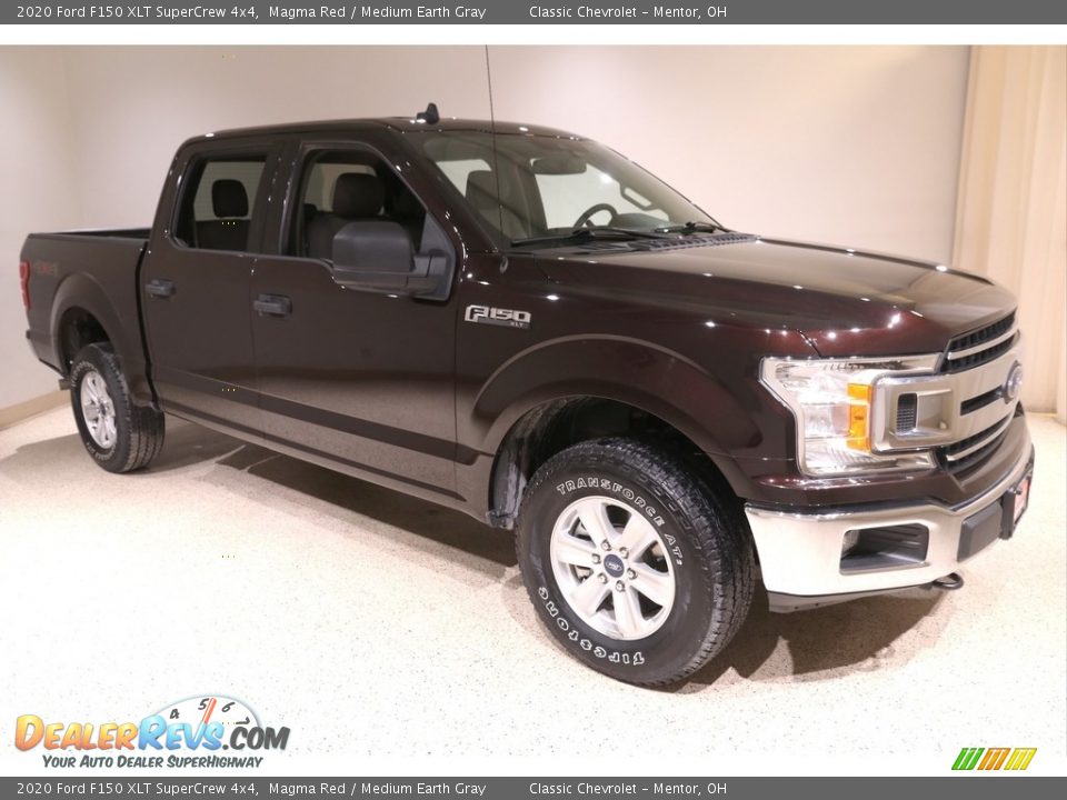 2020 Ford F150 XLT SuperCrew 4x4 Magma Red / Medium Earth Gray Photo #1