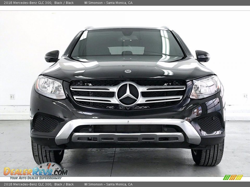 2018 Mercedes-Benz GLC 300 Black / Black Photo #2