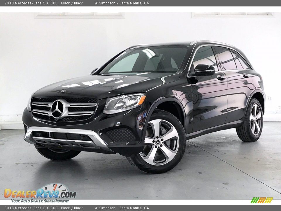 2018 Mercedes-Benz GLC 300 Black / Black Photo #12