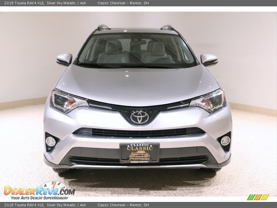 2018 Toyota RAV4 XLE Silver Sky Metallic / Ash Photo #2