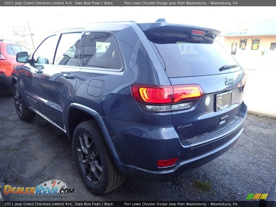 2021 Jeep Grand Cherokee Limited 4x4 Slate Blue Pearl / Black Photo #2