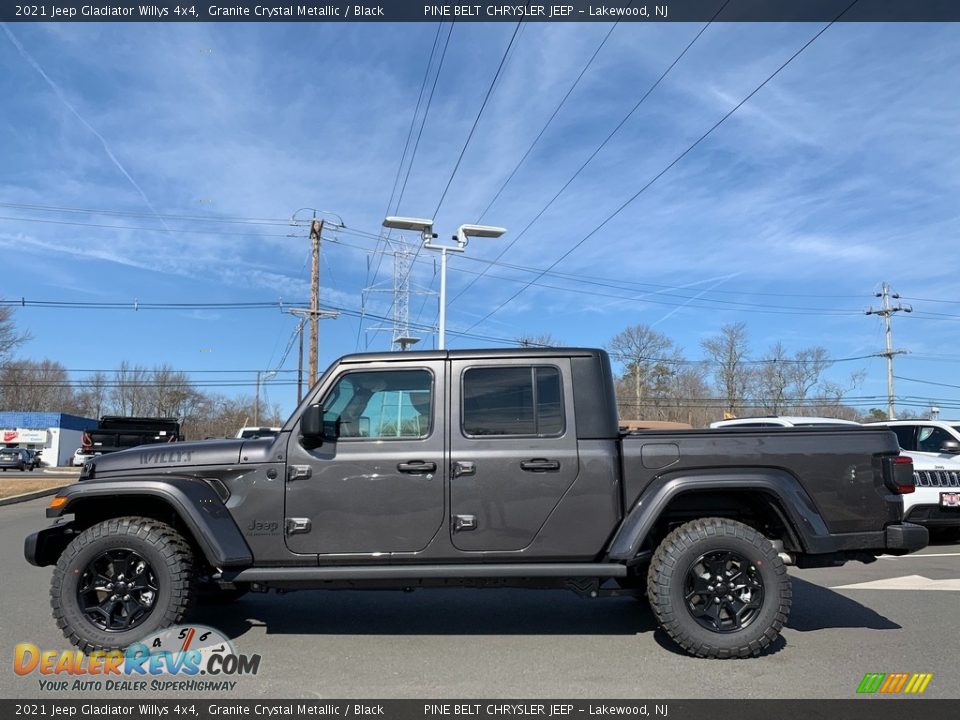 Granite Crystal Metallic 2021 Jeep Gladiator Willys 4x4 Photo #4