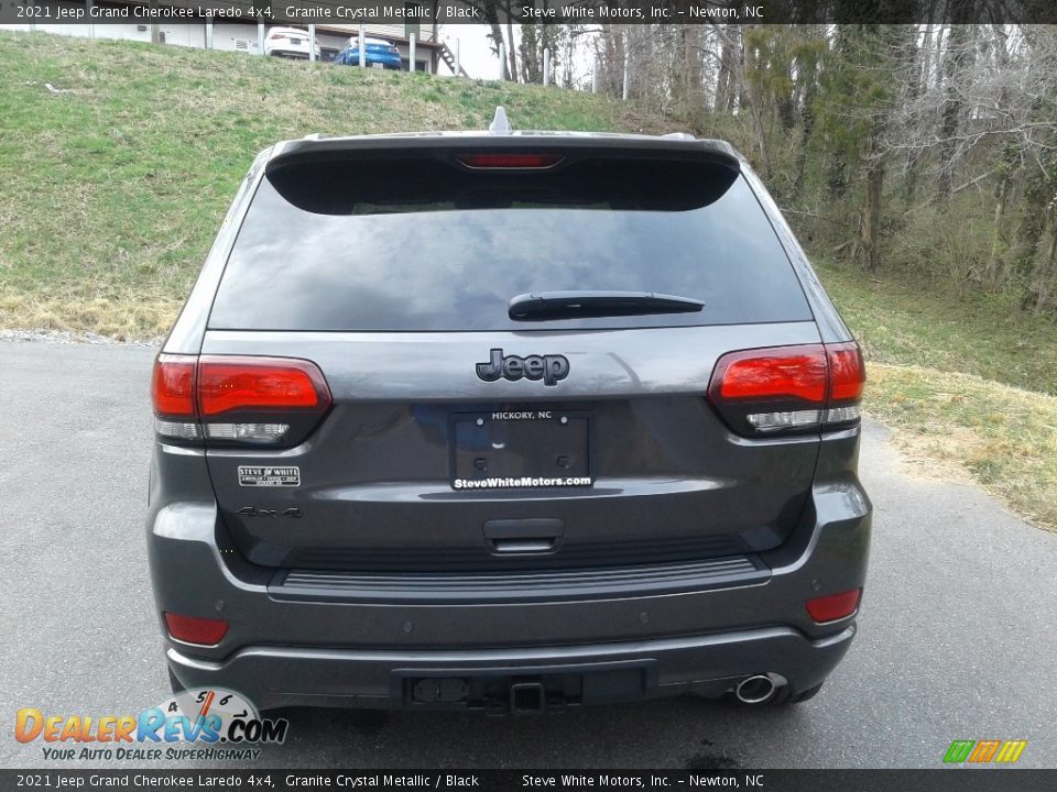 2021 Jeep Grand Cherokee Laredo 4x4 Granite Crystal Metallic / Black Photo #7