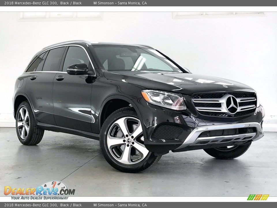 2018 Mercedes-Benz GLC 300 Black / Black Photo #34