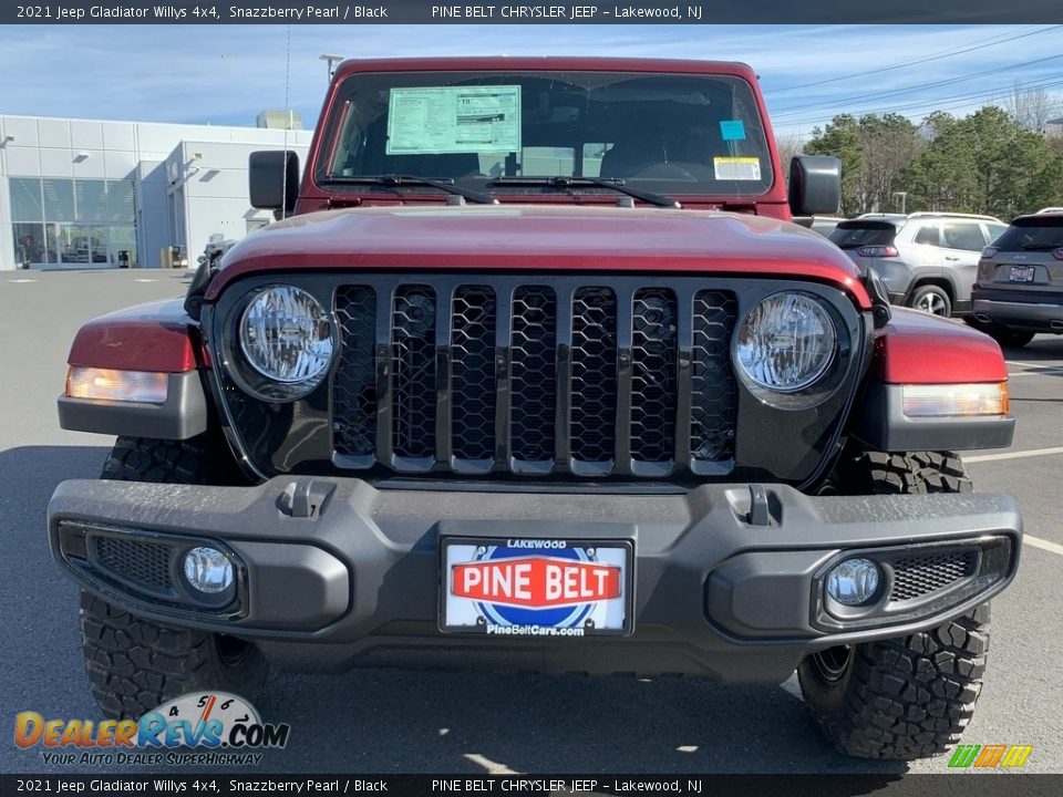 2021 Jeep Gladiator Willys 4x4 Snazzberry Pearl / Black Photo #3