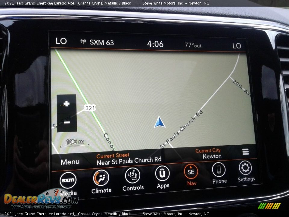 Navigation of 2021 Jeep Grand Cherokee Laredo 4x4 Photo #24