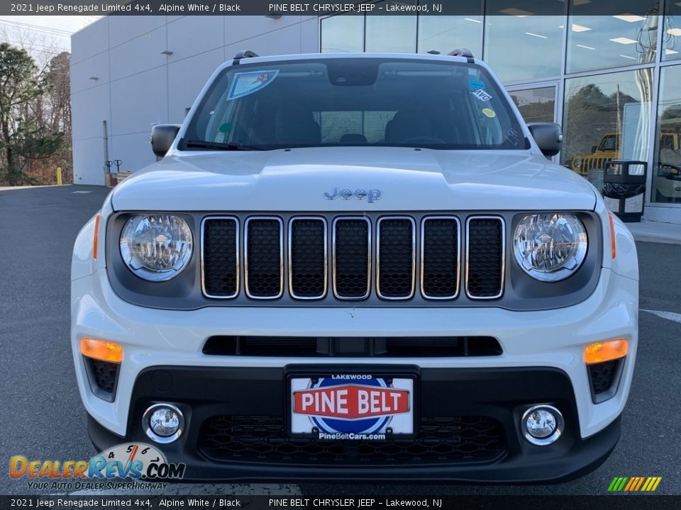 2021 Jeep Renegade Limited 4x4 Alpine White / Black Photo #3