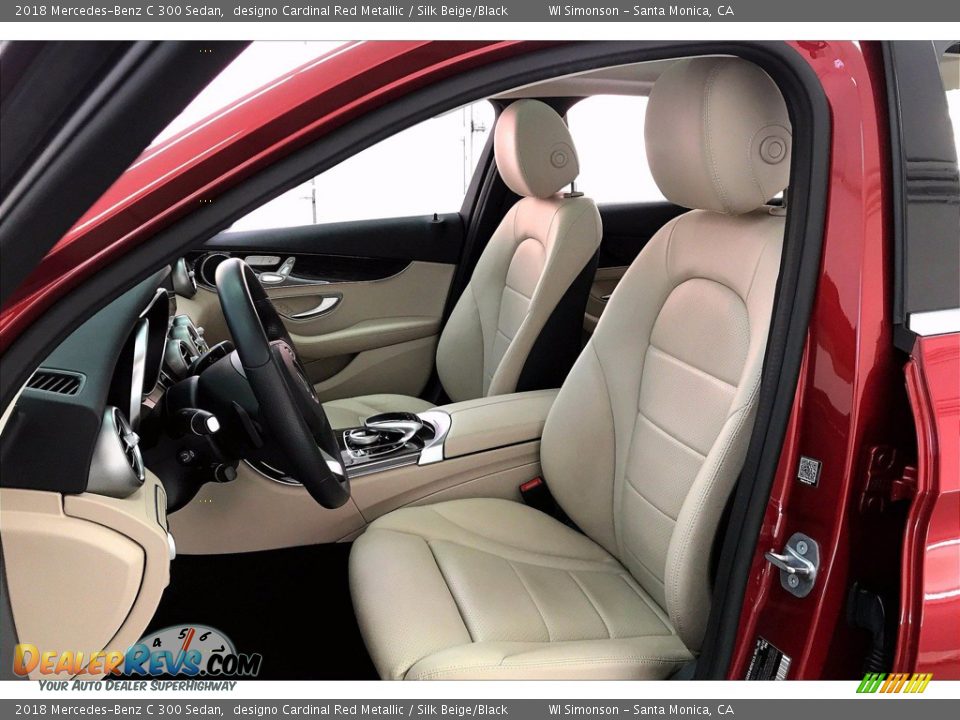 2018 Mercedes-Benz C 300 Sedan designo Cardinal Red Metallic / Silk Beige/Black Photo #18