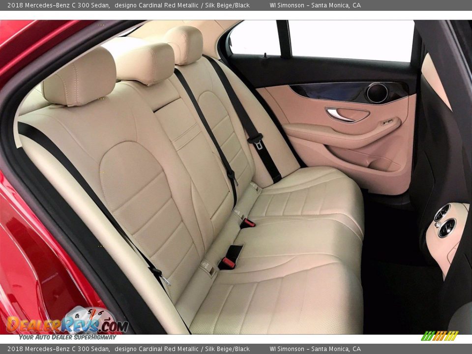 2018 Mercedes-Benz C 300 Sedan designo Cardinal Red Metallic / Silk Beige/Black Photo #19