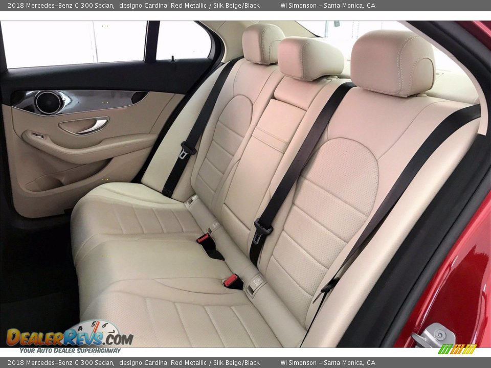 2018 Mercedes-Benz C 300 Sedan designo Cardinal Red Metallic / Silk Beige/Black Photo #20