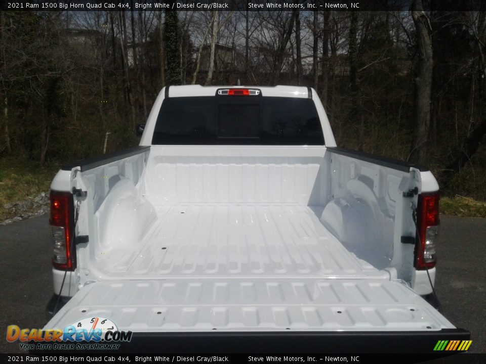2021 Ram 1500 Big Horn Quad Cab 4x4 Bright White / Diesel Gray/Black Photo #8