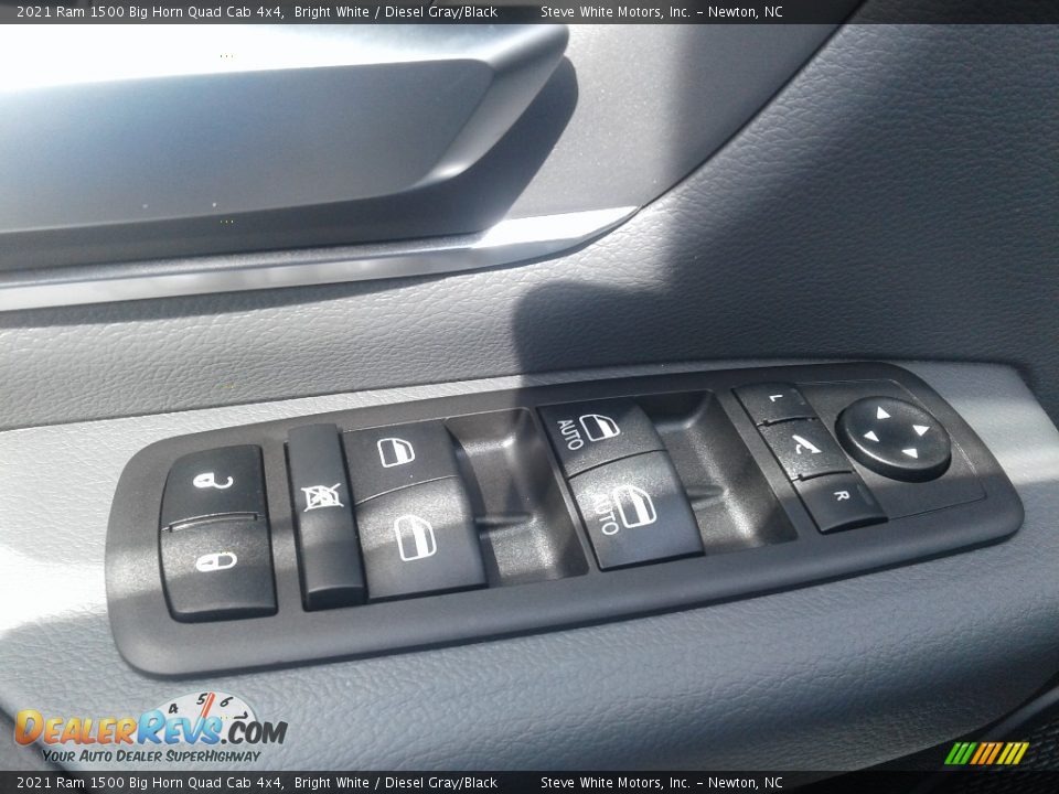 2021 Ram 1500 Big Horn Quad Cab 4x4 Bright White / Diesel Gray/Black Photo #12