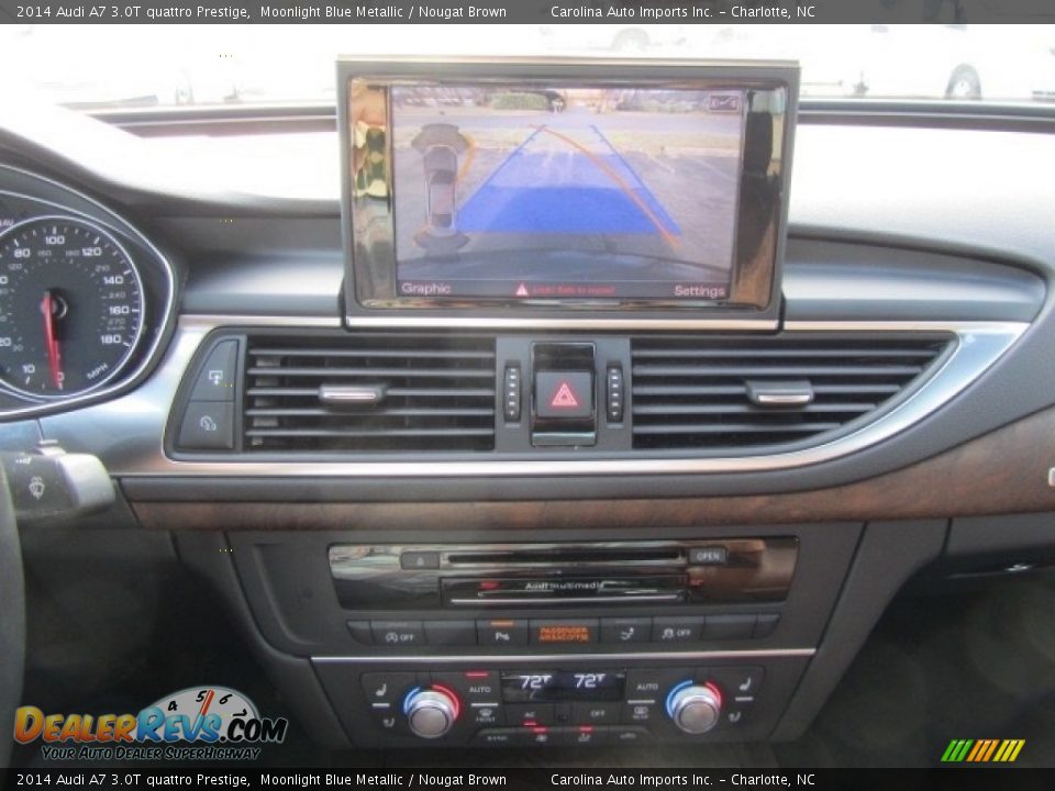 2014 Audi A7 3.0T quattro Prestige Moonlight Blue Metallic / Nougat Brown Photo #15