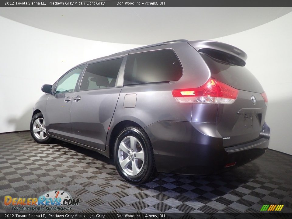 2012 Toyota Sienna LE Predawn Gray Mica / Light Gray Photo #11