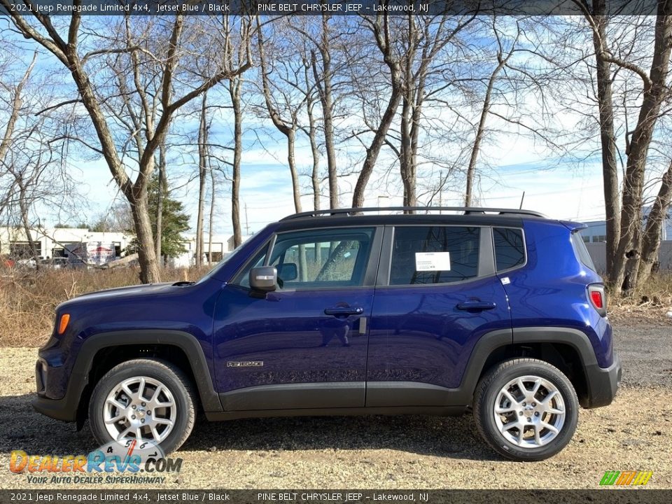 2021 Jeep Renegade Limited 4x4 Jetset Blue / Black Photo #4