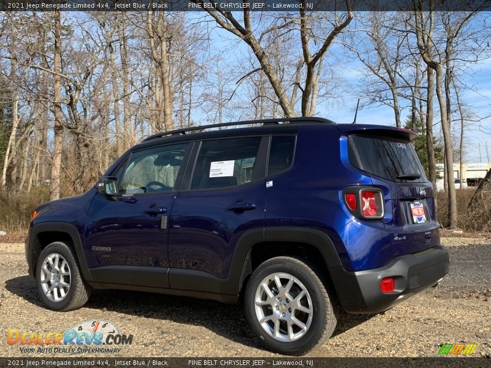 2021 Jeep Renegade Limited 4x4 Jetset Blue / Black Photo #6