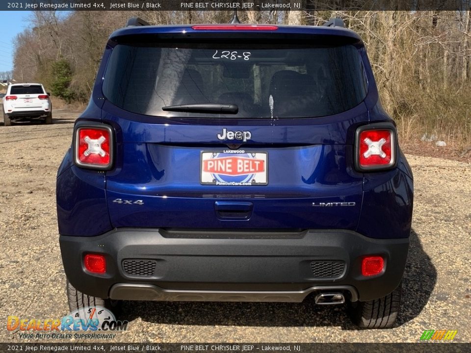 2021 Jeep Renegade Limited 4x4 Jetset Blue / Black Photo #7