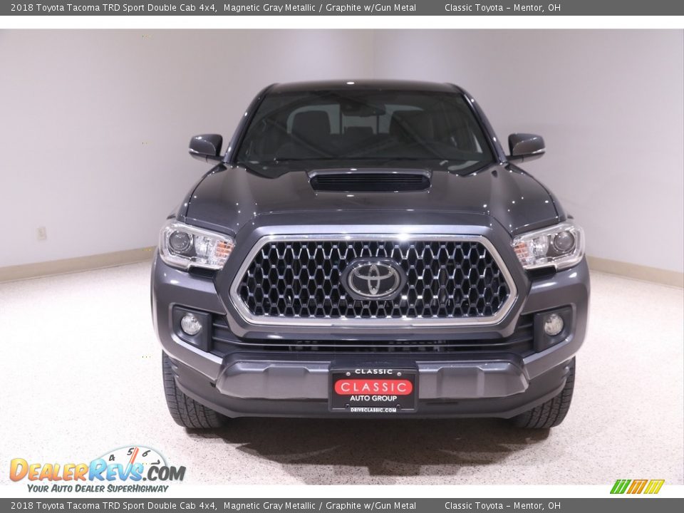 2018 Toyota Tacoma TRD Sport Double Cab 4x4 Magnetic Gray Metallic / Graphite w/Gun Metal Photo #2