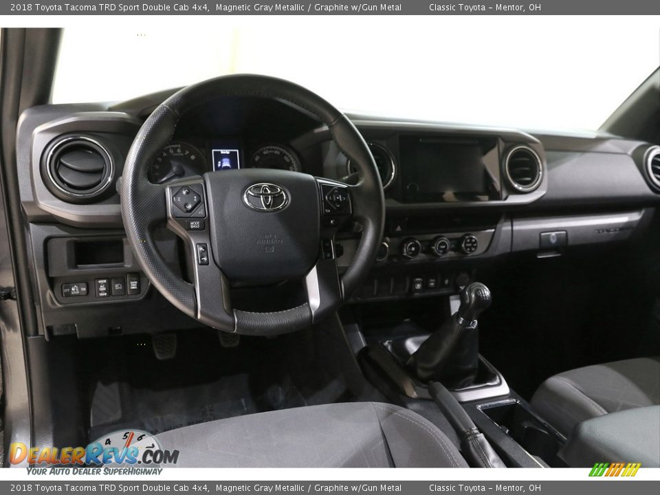 2018 Toyota Tacoma TRD Sport Double Cab 4x4 Magnetic Gray Metallic / Graphite w/Gun Metal Photo #6