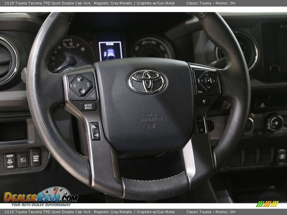 2018 Toyota Tacoma TRD Sport Double Cab 4x4 Magnetic Gray Metallic / Graphite w/Gun Metal Photo #7