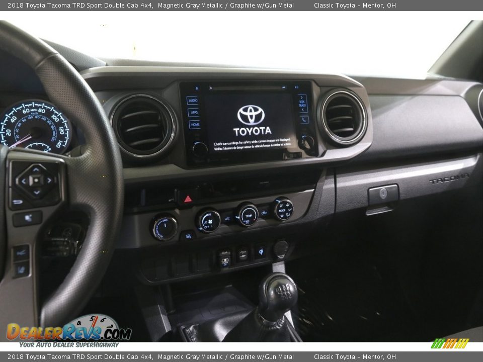 2018 Toyota Tacoma TRD Sport Double Cab 4x4 Magnetic Gray Metallic / Graphite w/Gun Metal Photo #9