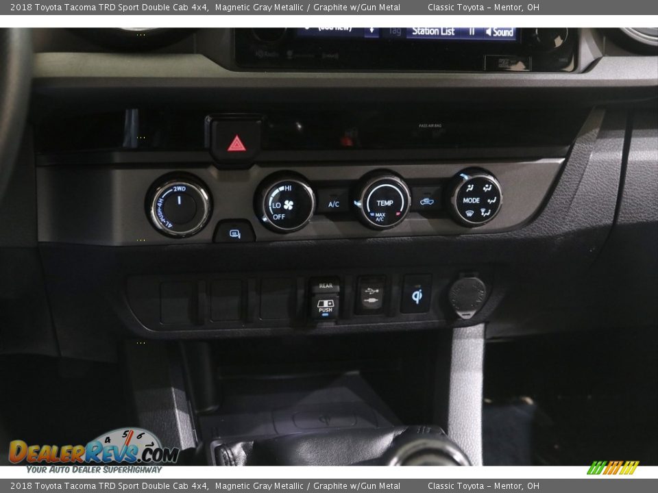 2018 Toyota Tacoma TRD Sport Double Cab 4x4 Magnetic Gray Metallic / Graphite w/Gun Metal Photo #13