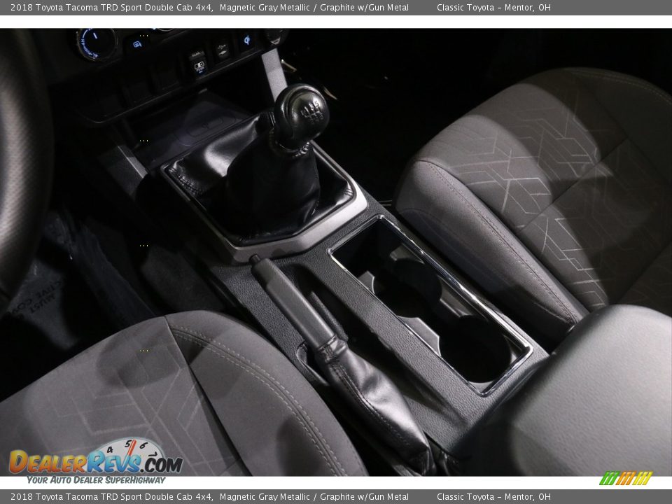 2018 Toyota Tacoma TRD Sport Double Cab 4x4 Magnetic Gray Metallic / Graphite w/Gun Metal Photo #14