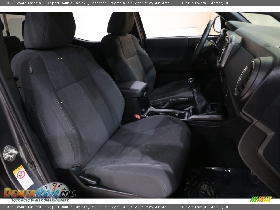 2018 Toyota Tacoma TRD Sport Double Cab 4x4 Magnetic Gray Metallic / Graphite w/Gun Metal Photo #15