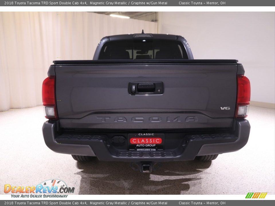 2018 Toyota Tacoma TRD Sport Double Cab 4x4 Magnetic Gray Metallic / Graphite w/Gun Metal Photo #18