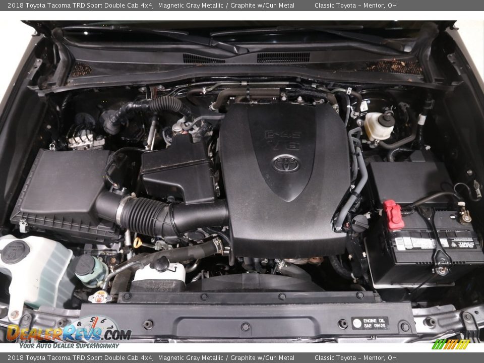 2018 Toyota Tacoma TRD Sport Double Cab 4x4 Magnetic Gray Metallic / Graphite w/Gun Metal Photo #19