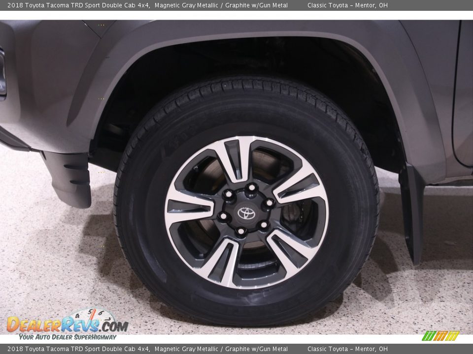 2018 Toyota Tacoma TRD Sport Double Cab 4x4 Magnetic Gray Metallic / Graphite w/Gun Metal Photo #20