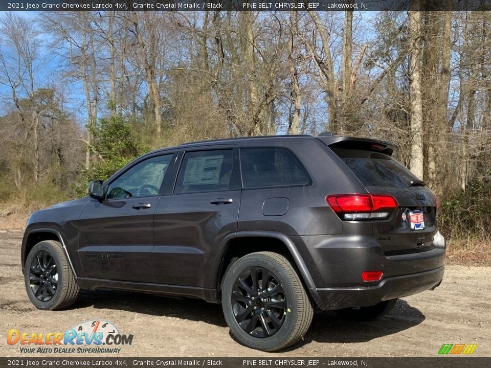 2021 Jeep Grand Cherokee Laredo 4x4 Granite Crystal Metallic / Black Photo #6