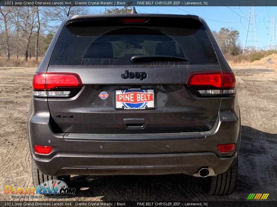 2021 Jeep Grand Cherokee Laredo 4x4 Granite Crystal Metallic / Black Photo #7