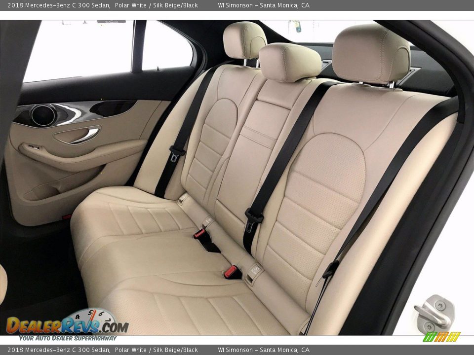 2018 Mercedes-Benz C 300 Sedan Polar White / Silk Beige/Black Photo #20