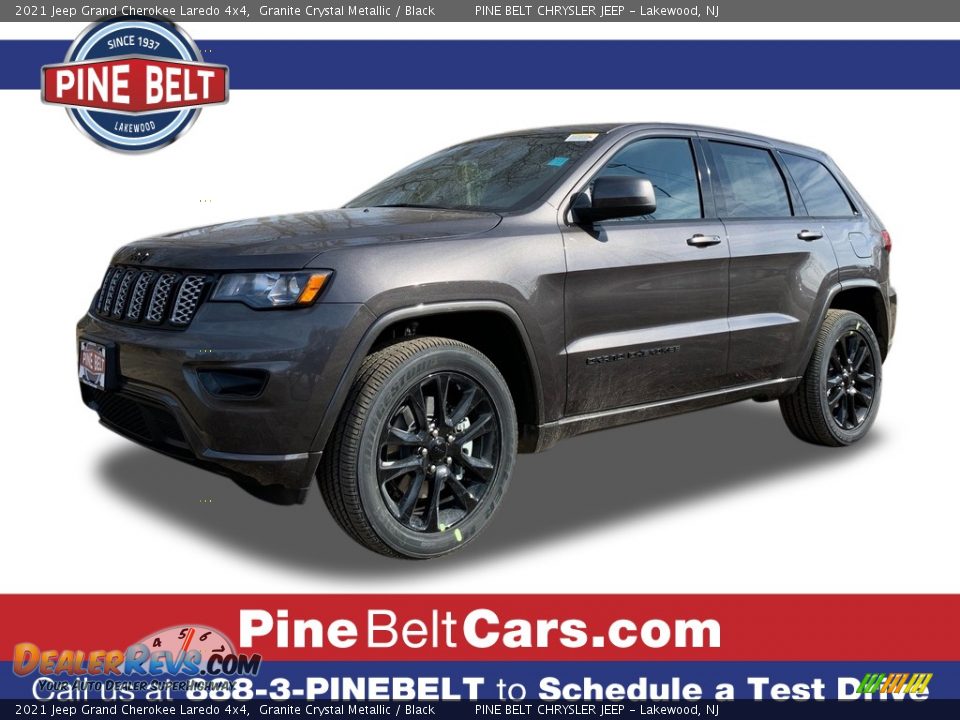 2021 Jeep Grand Cherokee Laredo 4x4 Granite Crystal Metallic / Black Photo #1