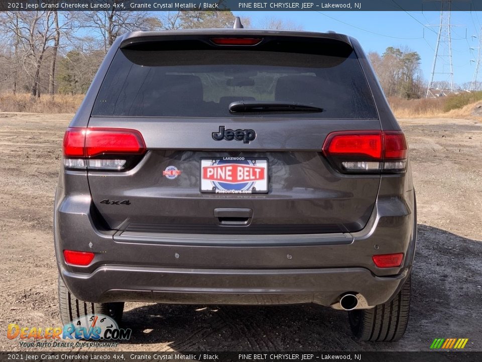 2021 Jeep Grand Cherokee Laredo 4x4 Granite Crystal Metallic / Black Photo #7