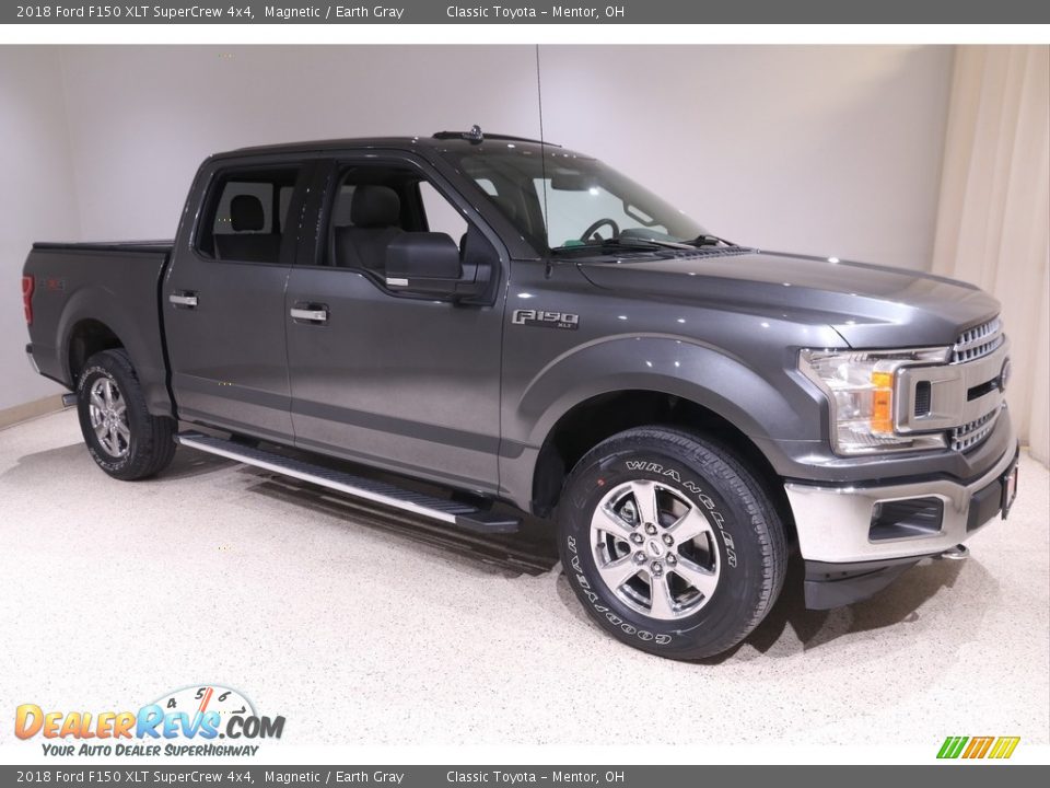2018 Ford F150 XLT SuperCrew 4x4 Magnetic / Earth Gray Photo #1