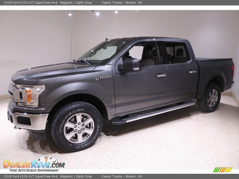 2018 Ford F150 XLT SuperCrew 4x4 Magnetic / Earth Gray Photo #3