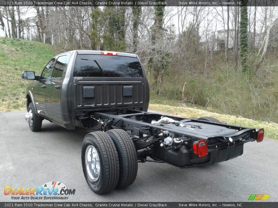 2021 Ram 3500 Tradesman Crew Cab 4x4 Chassis Granite Crystal Metallic / Diesel Gray/Black Photo #8