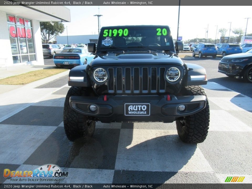 2020 Jeep Wrangler Unlimited Rubicon 4x4 Black / Black Photo #2