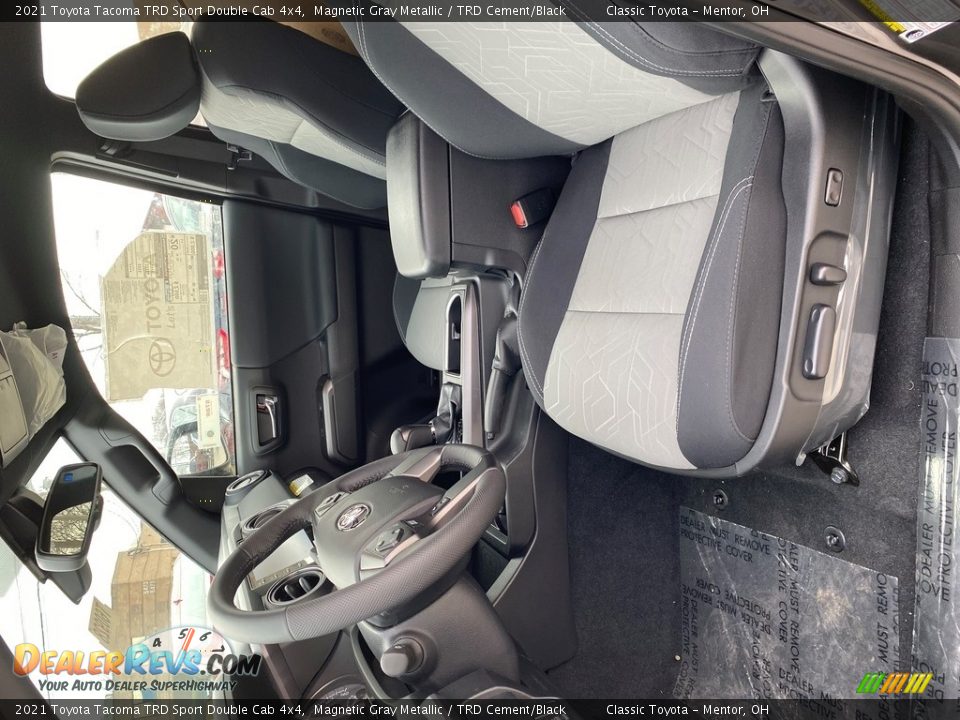 2021 Toyota Tacoma TRD Sport Double Cab 4x4 Magnetic Gray Metallic / TRD Cement/Black Photo #2