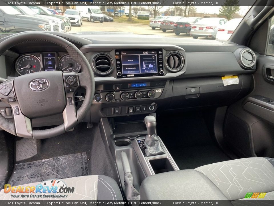 2021 Toyota Tacoma TRD Sport Double Cab 4x4 Magnetic Gray Metallic / TRD Cement/Black Photo #4